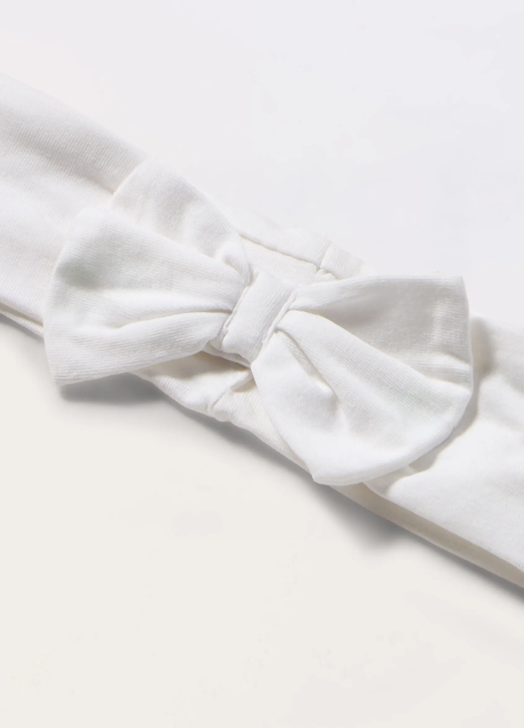 Blukids Fascetta per capelli in jersey di cotone stretch neonata- Accessori