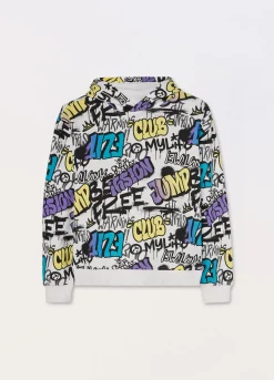 Blukids Felpa con cappuccio in puro cotone ragazzo- Felpe