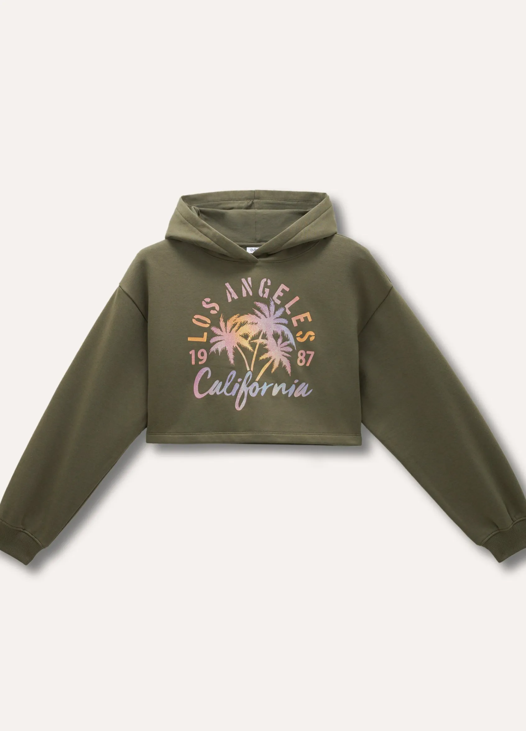 Blukids Felpa crop con cappuccio ragazza- Felpe