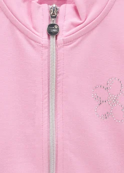 Blukids Felpa full-zip in cotone stretch bambina- Felpe