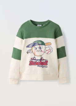 Blukids Felpa girocollo in puro cotone bambino-Bambino Felpe
