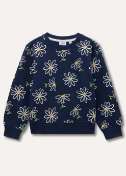 Blukids Felpa girocollo in puro cotone bambina- Felpe