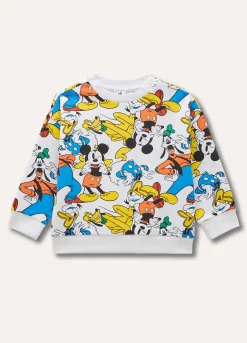 Blukids Felpa in cotone con stampa Disney neonato- Felpe