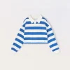 Blukids Felpa in french terry a righe ragazza- Felpe