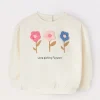 Blukids Felpa in french terry di cotone stretch neonata- Felpe