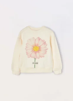 Blukids Felpa in french terry di misto cotone bambina- Felpe