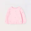 Blukids Felpa in french terry di cotone stretch neonata- Felpe
