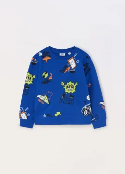 Blukids Felpa in french terry di puro cotone bambino-Bambino Felpe