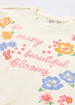 Blukids Felpa in french terry di puro cotone bambina- Felpe