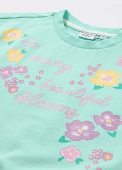 Blukids Felpa in french terry di puro cotone bambina- Felpe