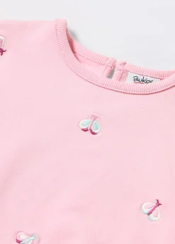 Blukids Felpa in french terry di cotone stretch neonata- Felpe
