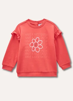 Blukids Felpa in puro cotone con rouches neonata- Felpe