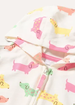 Blukids Felpa in puro cotone con cappuccio neonata- Felpe