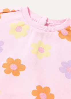 Blukids Felpa in puro cotone con rouches neonata- Felpe