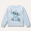 Blukids Felpa Stitch a girocollo bambina- Felpe