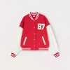 Blukids Felpa varsity in misto cotone ragazza- Giubbotti E Piumini