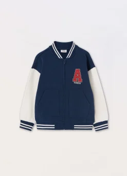 Blukids Felpa varsity in puro cotone bambino-Bambino Felpe