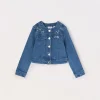 Blukids Giacca in denim di cotone stretch bambina- Giubbotti E Piumini