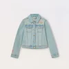 Blukids Giacca in denim di cotone stretch bambina- Giubbotti E Piumini