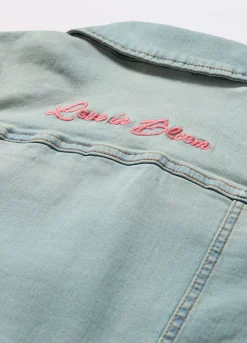 Blukids Giacca in denim di cotone stretch bambina- Giubbotti E Piumini