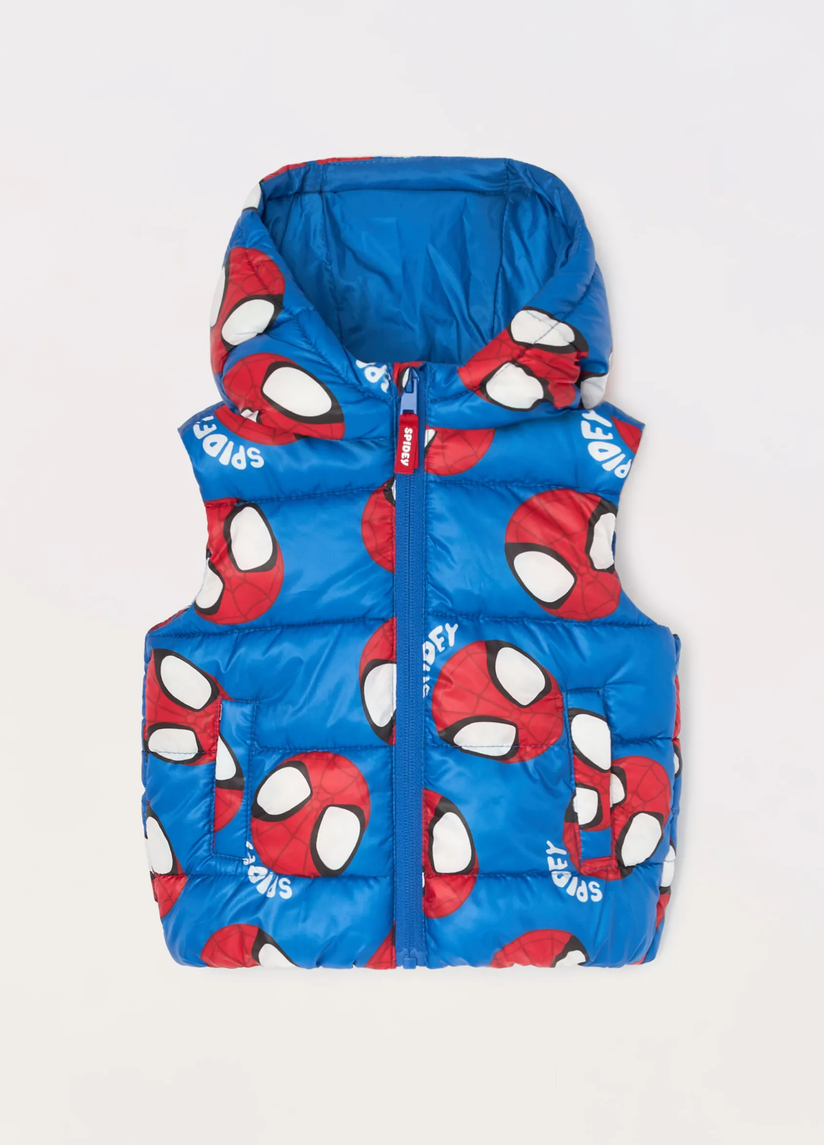 Blukids Gilet Spidey imbottito con cappuccio neonato- Cappotti E Giubbotti