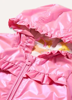 Blukids Giubbino con cappuccio e rouches neonata- Cappotti E Giubbotti