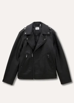 Blukids Giubbotto biker in eco pelle ragazzo- Giubbotti E Piumini