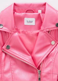Blukids Giubbotto biker in eco pelle bambina- Cappotti