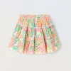 Blukids Gonna a balze con stampa bambina- Gonne
