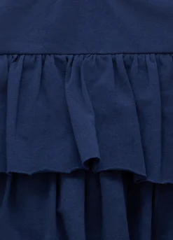 Blukids Gonna a balze in cotone stretch bambina- Gonne