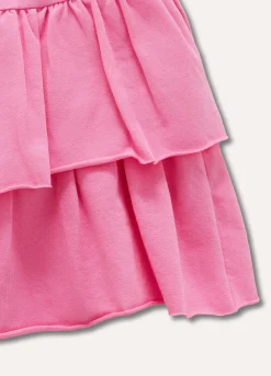 Blukids Gonna a balze in cotone stretch bambina- Gonne