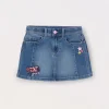 Blukids Gonna in denim di misto cotone bambina- Gonne