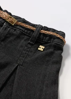 Blukids Gonna in denim di puro cotone bambina- Gonne