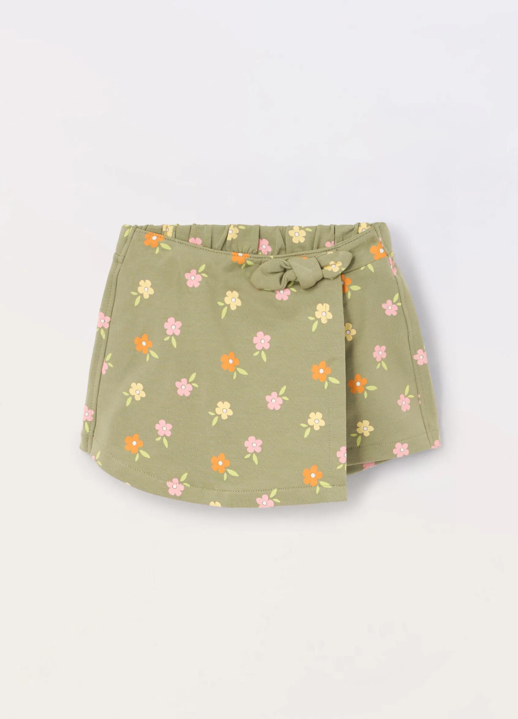 Blukids Gonna pantalone in cotone stretch neonata- Gonne