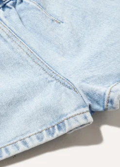 Blukids Gonna pantalone in denim neonata- Gonne