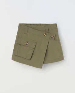 Blukids Gonna pantalone in puro cotone ragazza- Pantaloni