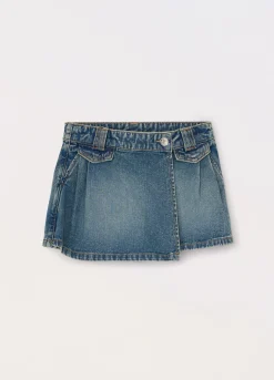 Blukids Gonna pantalone in puro cotone ragazza- Gonne