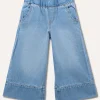 Blukids Jeans culotte bambina- Jeans