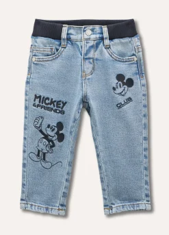 Blukids Jeans Disney con vita elasticata neonato- Jeans