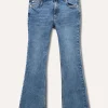 Blukids Jeans flare fit in cotone stretch ragazza- Jeans