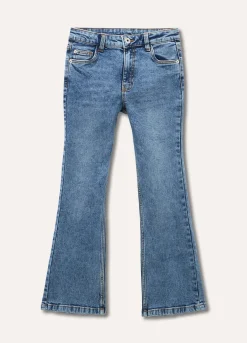 Blukids Jeans flare fit in cotone stretch ragazza- Jeans