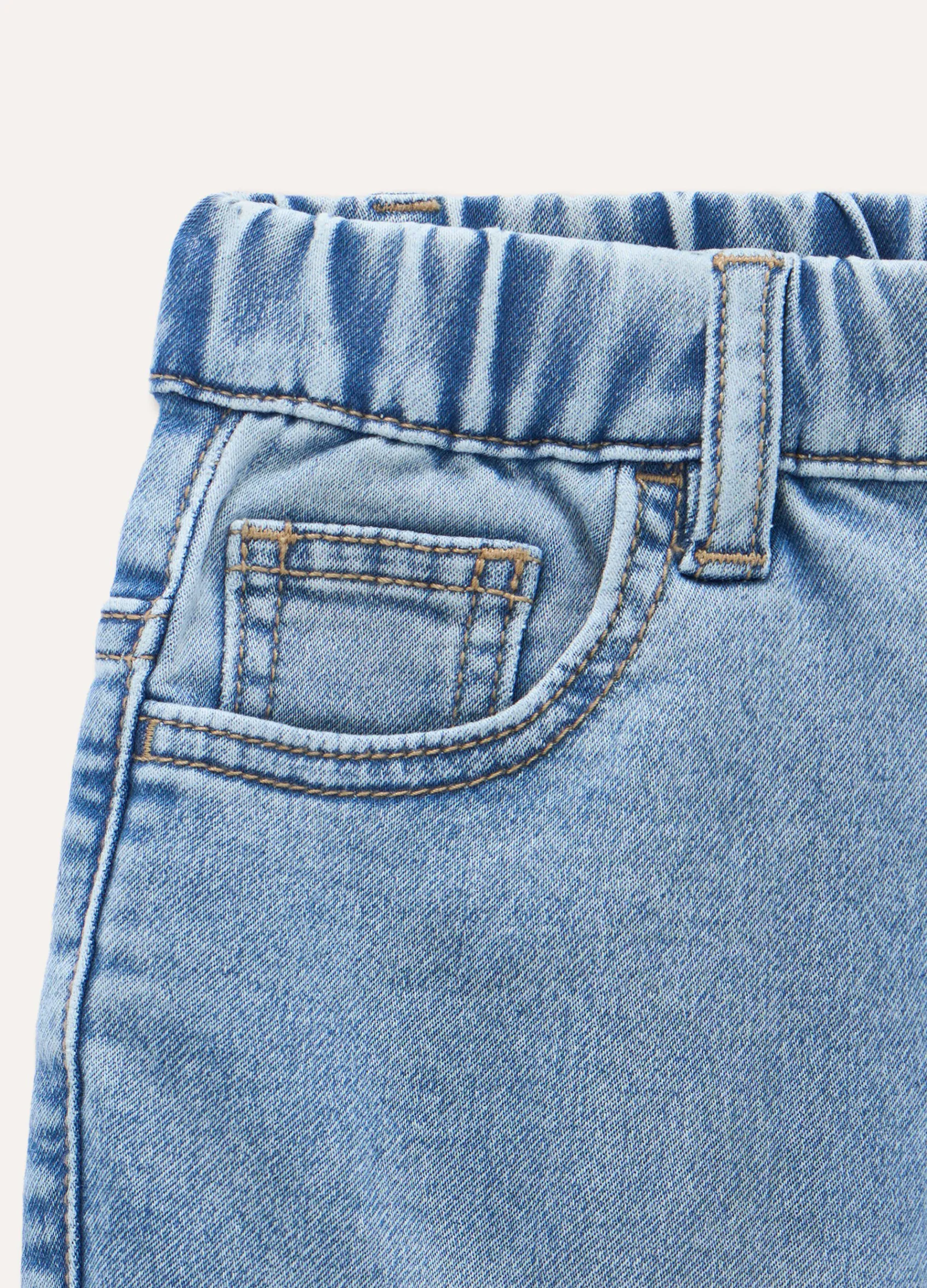 Blukids Jeans in misto cotone stretch bambino-Bambino Jeans