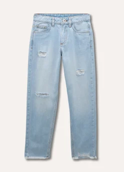 Blukids Jeans in puro cotone ragazza- Jeans