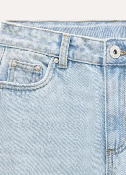 Blukids Jeans in puro cotone wide leg ragazza- Jeans