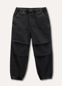 Blukids Jeans parachute in cotone stretch bambino-Bambino Jeans