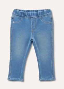 Blukids Jeggings in cotone stretch neonata- Pantaloni