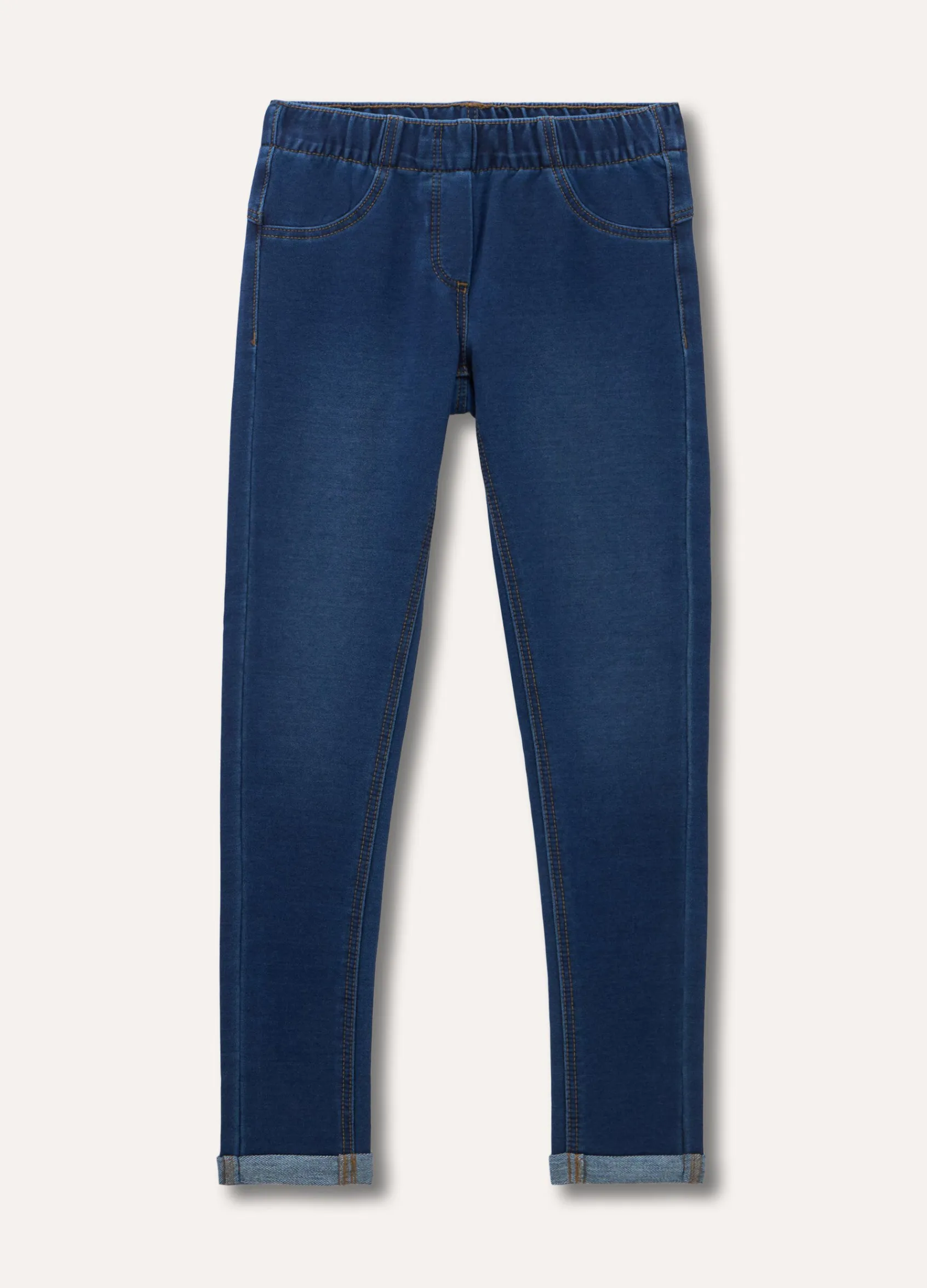 Blukids Jeggings in cotone stretch ragazza- Pantaloni