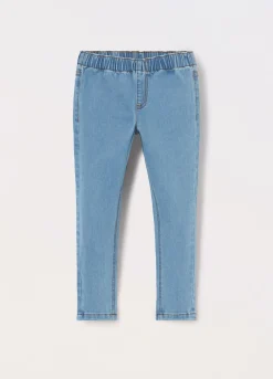 Blukids Jeggings in denim stretch bambina- Jeans