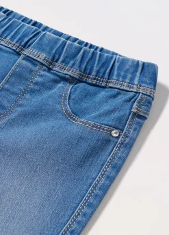 Blukids Jeggings in stretch denim neonata- Jeans