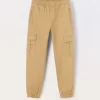 Blukids Jogger cargo in cotone stretch ragazzo- Pantaloni